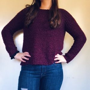Burgundy Sweater